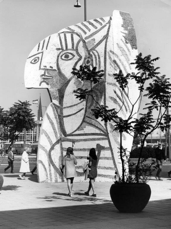 Sylvette Picasso Rotterdam betonnenbeeld origienlepicasso Boijmans