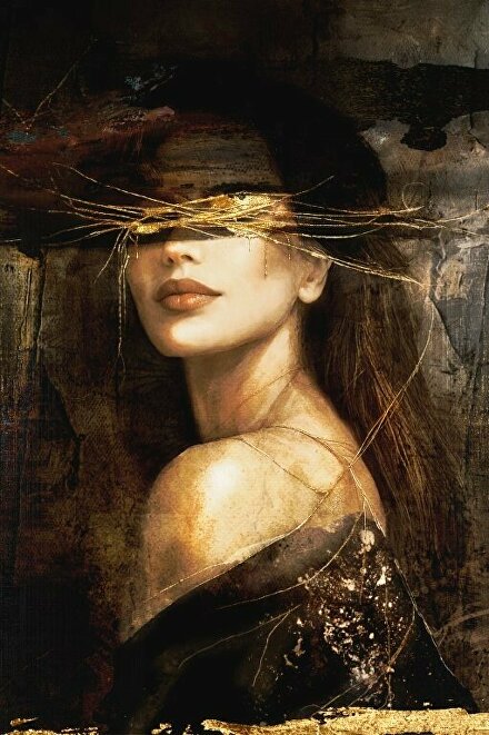 kunstwerk Demi, Apien kunst, modern portret schilderij, luxe kunst kopen, exclusieve kunstwerken Rotterdam, epoxy schilderijen, kunst met bladgoud, kunst met glitters, mixed media art, high end kunst Nederland, design kunstwerken, schilderij met diepte, abstract portret kunst, hedendaagse kunst Rotterdam, unieke kunst kopen, kunstgalerie Rotterdam, GINVI Art Gallery, kunstwerken met epoxy, kunstcollectie Rotterdam, schilderijen voor interieur, kunst aan de muur luxe, moderne kunst Nederland, exclusieve kunst galerie