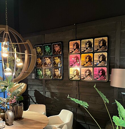 SophiaLoren  MuhammadAli popart Goldleaf Bladgoud Goudenkunstwerk Goudschilderij luxekunst handgemaakt limitededition