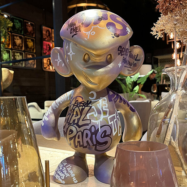 Binkie, parijs, maison&objet art mlf Van Dyson Art Gallery kunstbeeld goudenbeeldje MLF