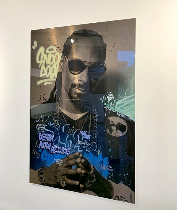 SnoopDog VanDyson graffitiart kunstgraffiti Epoxy Resinart epoxy kunst snoop moderninterieur