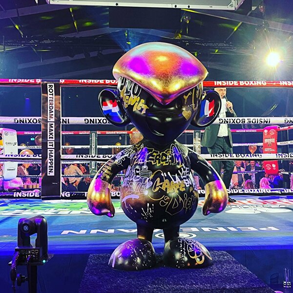 gladiatorenaandemaas, boxgala, box event, mlf, binkie, veilingbeeld,  16k,  artstatue, kunstbeeld, kunstopmaat,  artgallerty galleryrotterdam kunstrotterdam ginvi