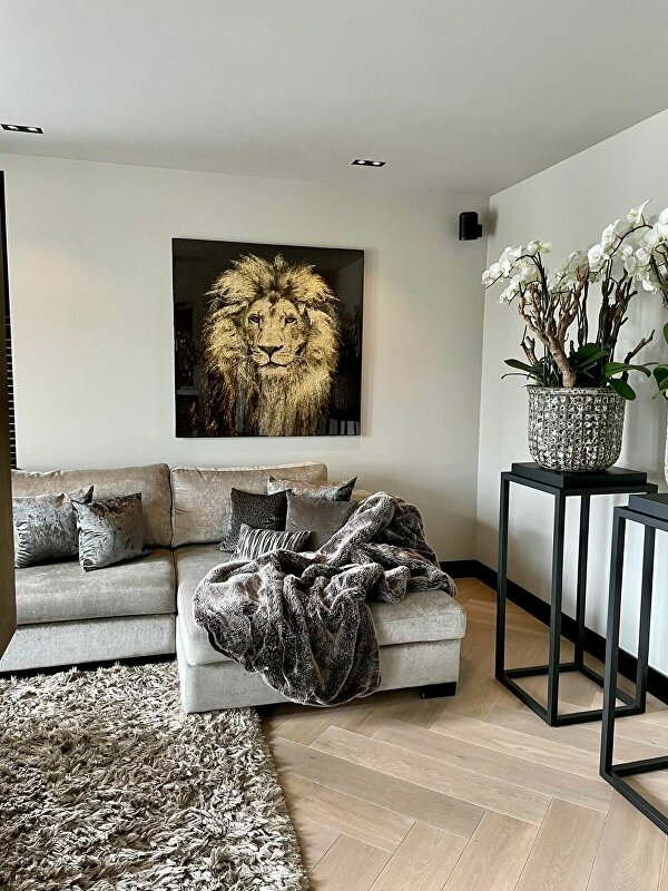 Leeuw Lion structuurschilderij 3dschilderij rijk 3dkunstwerk 3dkunst 3dwallart  dollarkunst  dollarschilderij  Goldleaf Bladgoud Goudenkunstwerk Goudschilderij luxekunst handgemaakt limitededition