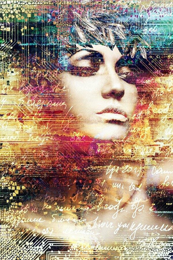 GINVI artgallery  Ciquitgirl Cirquitboardgirl Epoxykunst resinwallart  modernekunst modernart