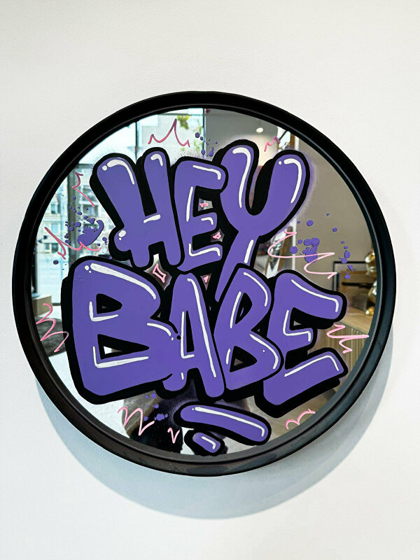 spiegel, morrorquote, spiegeltekst, graffitiquote, graffitiart, handgemaakt, custommade  art, ginvi, schilderij kopen rotterdam, schilderij alexandrium, schilderij barendrecht, schilderij capelle aan den ijssel.